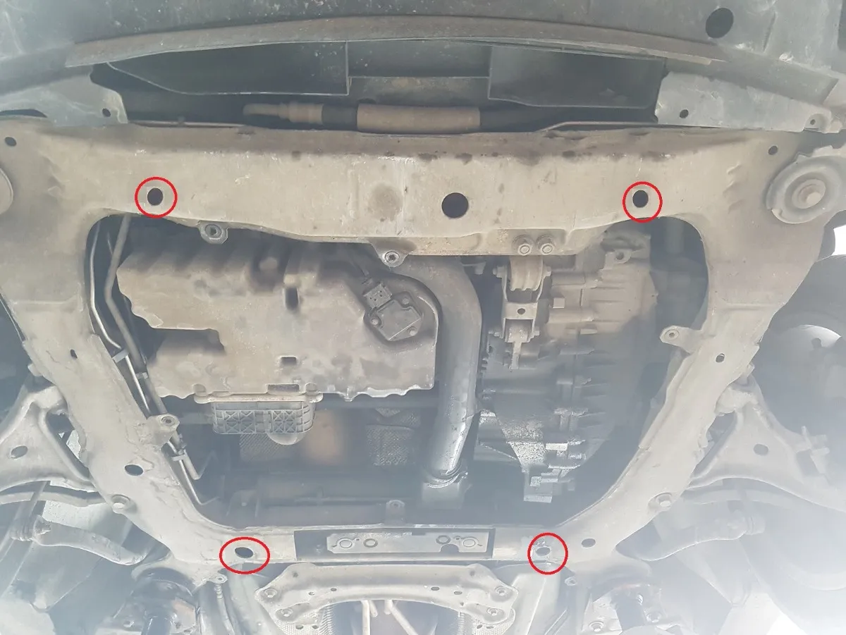 Cubre carter metalico Volvo S60