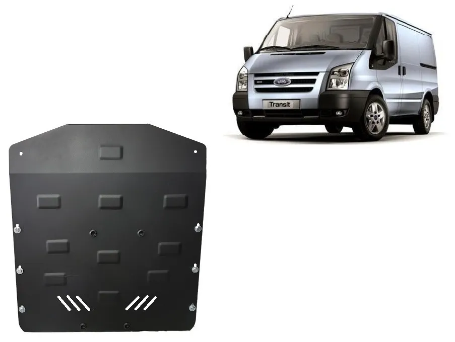 Cubre carter metalico Ford Transit - RWD 2007-2013