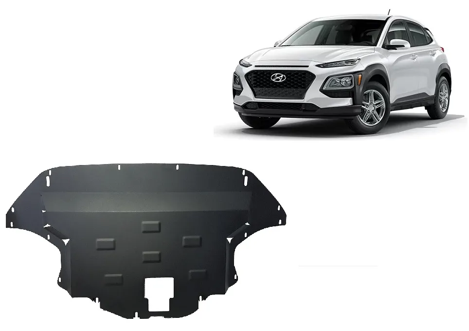 Cubre carter metalico Hyundai Kona 2017-2023
