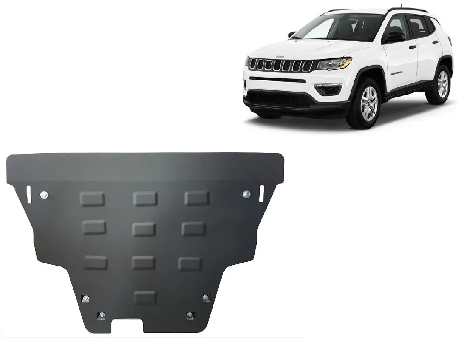 Cubre carter metalico Jeep Compass 2017-2026