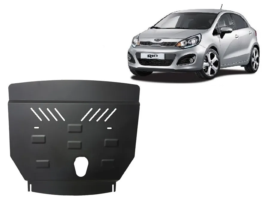 Cubre carter metalico Kia Rio 3 2011-2017