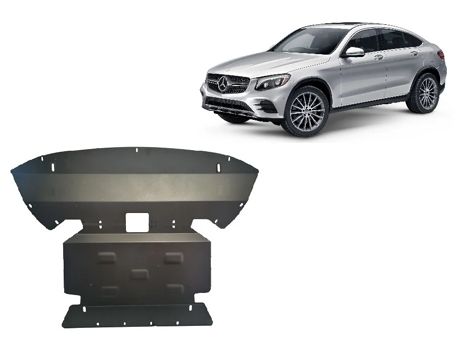 Cubre carter metalico Mercedes GLC Coupe X253 2015-2022