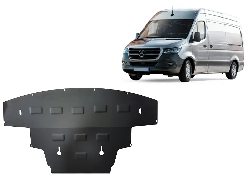 Cubre carter metalico Mercedes Sprinter - RWD 2018-2026