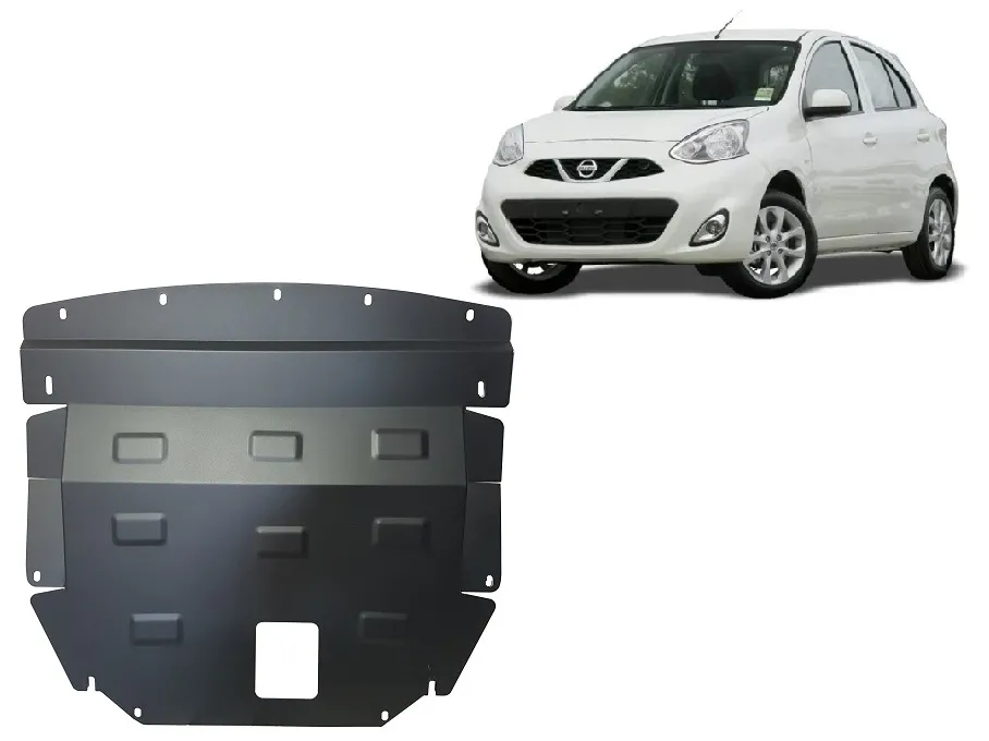 Cubre carter metalico Nissan Micra 2010-2016