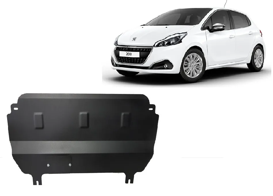 Cubre carter metalico Peugeot 208 2012-2019