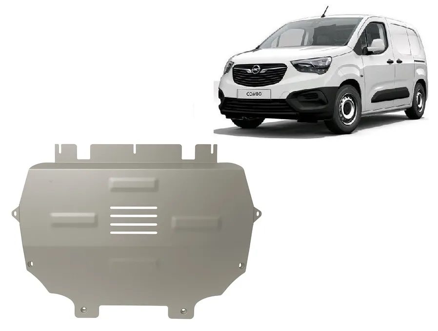 Cubre carter de aluminio Opel Combo E 2018-2026