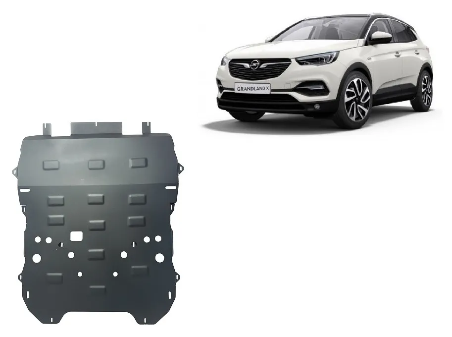 Cubre carter metalico Opel Grandland X 2017-2026