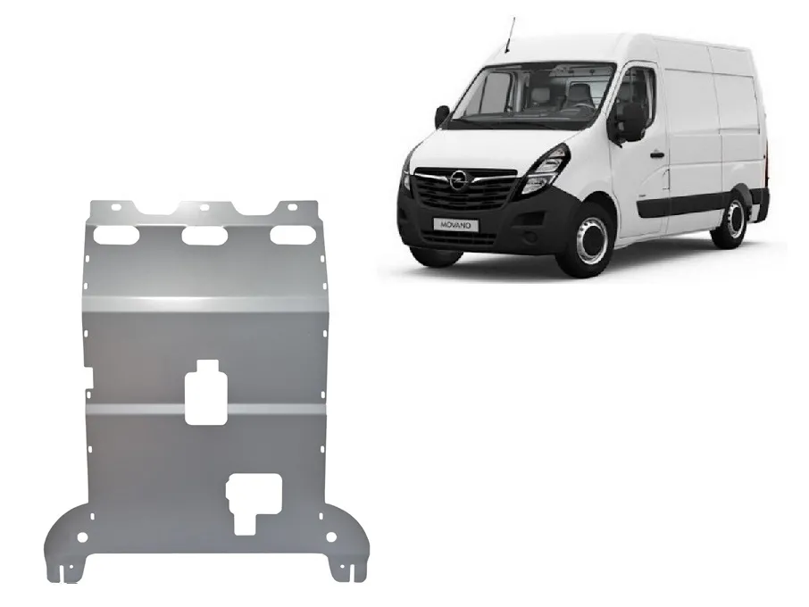 Cubre carter de aluminio Opel Movano C 2022-2026